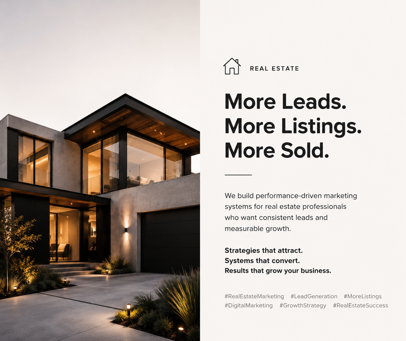 Real estate marketing post